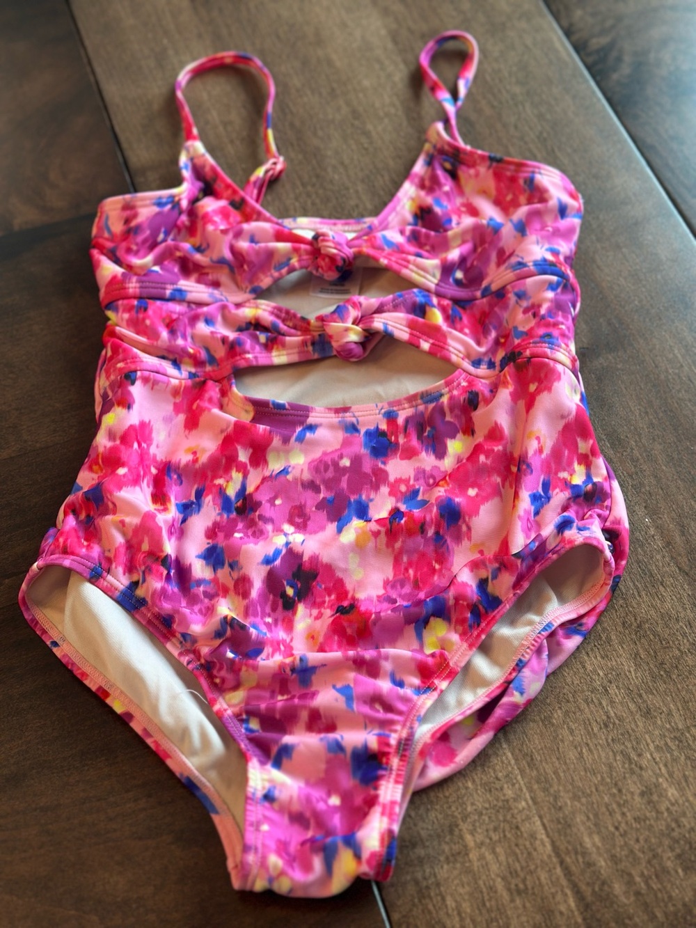 art class Pink Multi-Color Girls' Swim suit